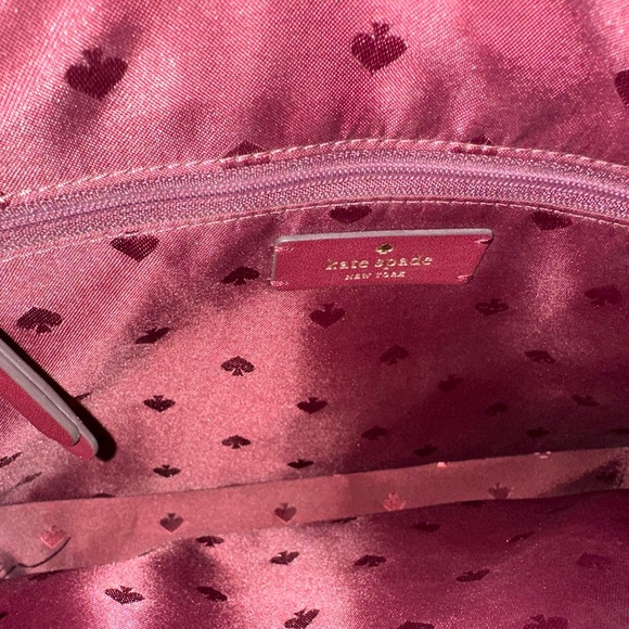 Kate Spade Burgundy Quilted Tote - Picture 8 of 9